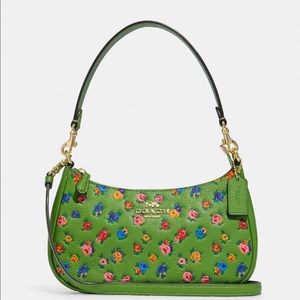 Coach- Teri Shoulder Bag With Mini Vintage Rose Print
